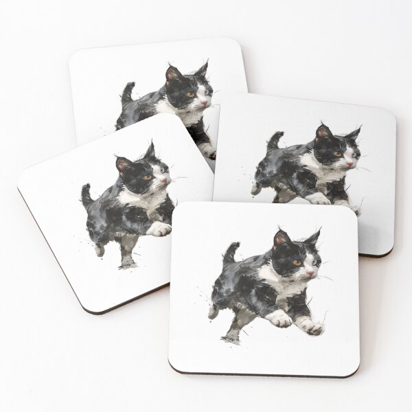 Item preview, Cat | Black & White Cat | Minimal Pet Aesthetic Art designed and sold by Mandayartstudio.