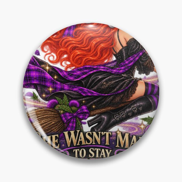 Item preview, She Wasn’t Made to Stay Grounded – Effie Scottish Witch designed and sold by Thistleinkart.