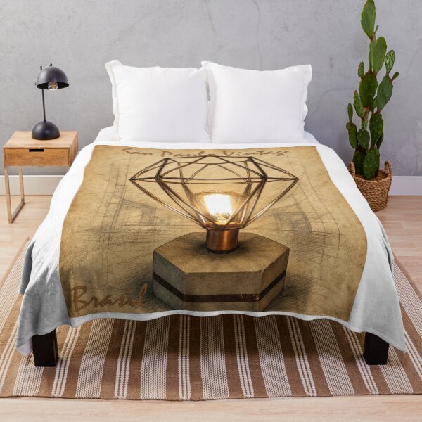 Item preview, Sao Paulo Vintage – Diamond Geometric Copper Lamp with Edison Bulb – Art Deco Decor designed and sold by Sampa In Focus.