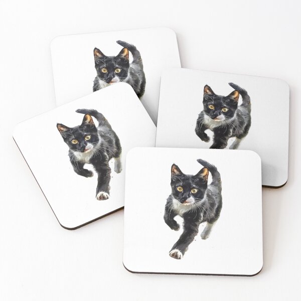 Item preview, Cat | Black & White Cat | Minimal Pet Aesthetic Art designed and sold by Mandayartstudio.