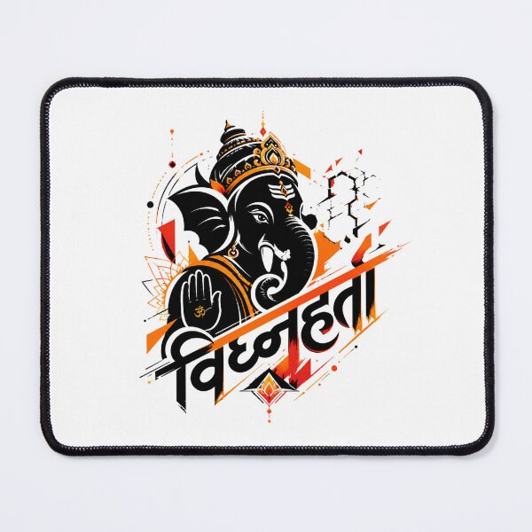 Item preview, Ganesha Om Blessings Sacred Geometric Devotional Art designed and sold by pradeepvisuals.