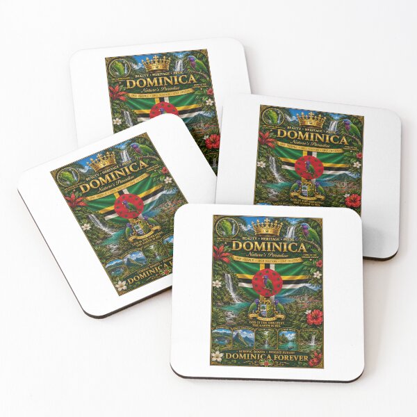 Item preview, Dominica Nature Island Pride – Caribbean Heritage  designed and sold by     Crowned Canvas Studio ⭐ .