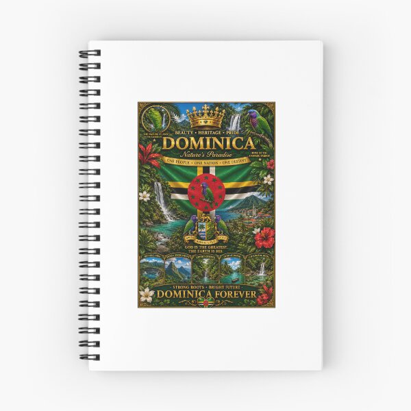 Item preview, Dominica Nature Island Pride – Caribbean Heritage  designed and sold by     Crowned Canvas Studio ⭐ .