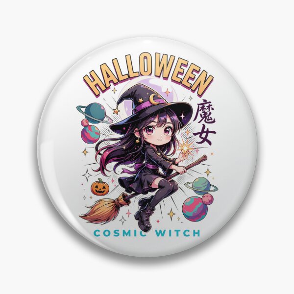 Item preview,  Witching Hour Cosmic Witch T-Shirt | Halloween Space Graphic Tee v3 designed and sold by DarylWelsh2024.