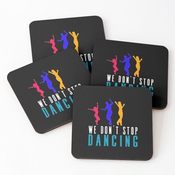 Item preview, We Don't Stop Dancing Colorful Silhouettes Dancing designed and sold by macvwsawada.