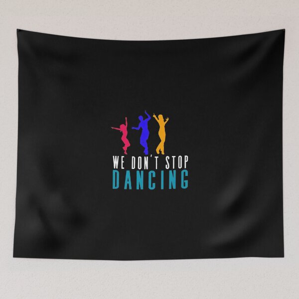 Item preview, We Don't Stop Dancing Colorful Silhouettes Dancing designed and sold by macvwsawada.