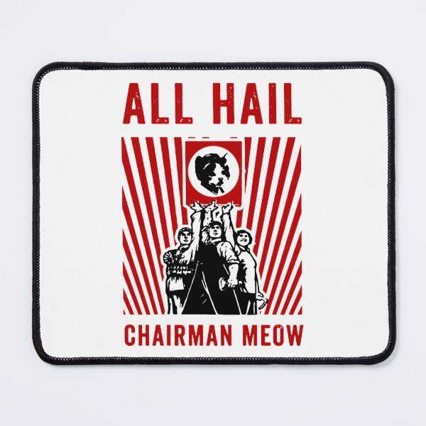 Item preview, Red Sunburst Propaganda Cat designed and sold by zgroup.