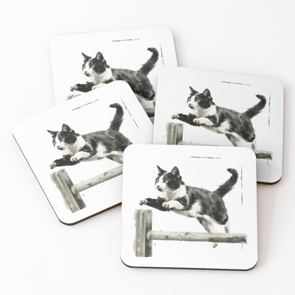 Item preview, Cat | Black & White Cat | Minimal Pet Aesthetic Art designed and sold by Mandayartstudio.