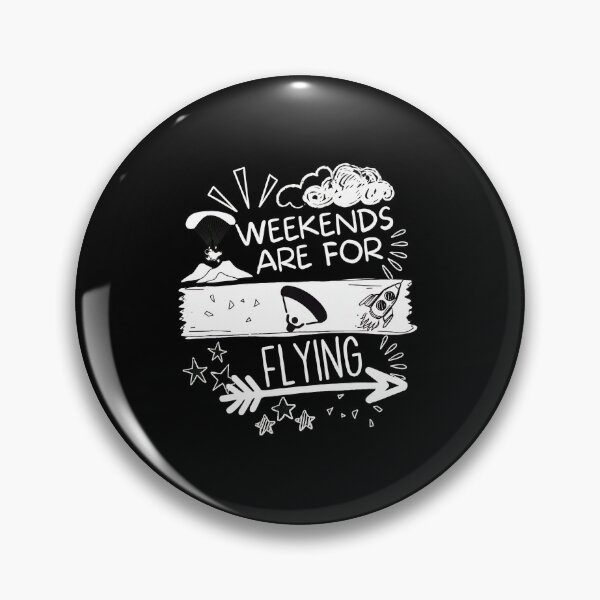 Item preview, Weekends Are For Flying Paragliding Adventure Design designed and sold by anitabdxeile.