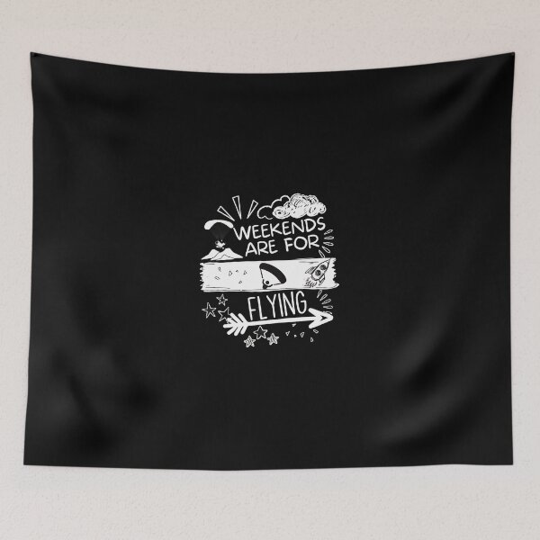 Item preview, Weekends Are For Flying Paragliding Adventure Design designed and sold by anitabdxeile.