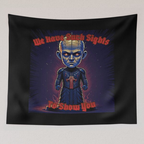 Item preview, Chibi Pinhead – “We Have Such Sights to Show You” Halloween Fan Art designed and sold by AADesigns42.