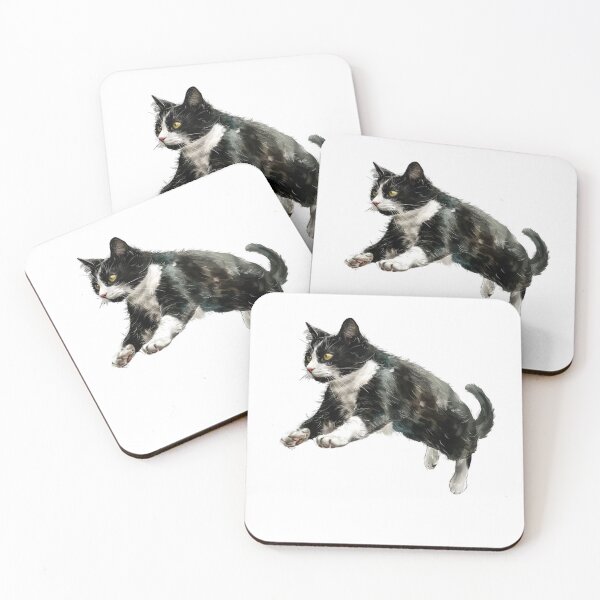Item preview, Cat | Black & White Cat | Minimal Pet Aesthetic Art designed and sold by Mandayartstudio.