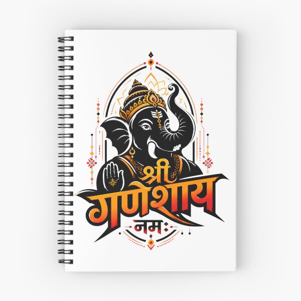 Item preview, Shree Ganeshaya Namah Sacred Ganesha Devotional Art designed and sold by pradeepvisuals.