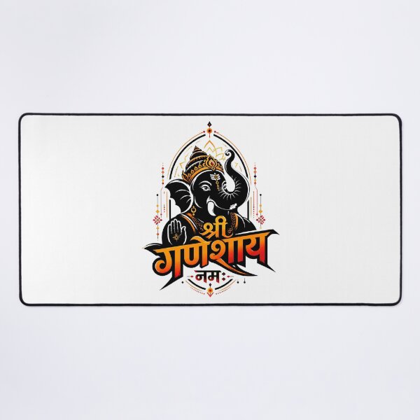 Item preview, Shree Ganeshaya Namah Sacred Ganesha Devotional Art designed and sold by pradeepvisuals.