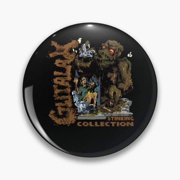Item preview, Mud Monster Attacking Person On Toilet Bathroom Scene designed and sold by mancingsubang.