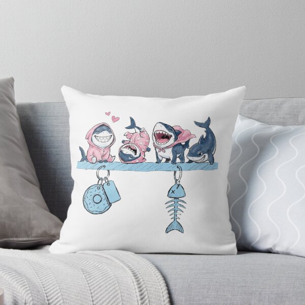 Item preview, Cute Cartoon Sharks Pajama Party Charm designed and sold by anamartineze.