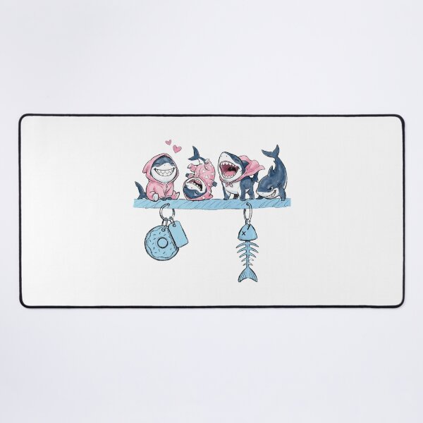Item preview, Cute Cartoon Sharks Pajama Party Charm designed and sold by anamartineze.