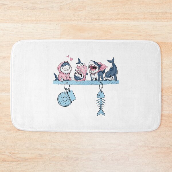 Item preview, Cute Cartoon Sharks Pajama Party Charm designed and sold by anamartineze.