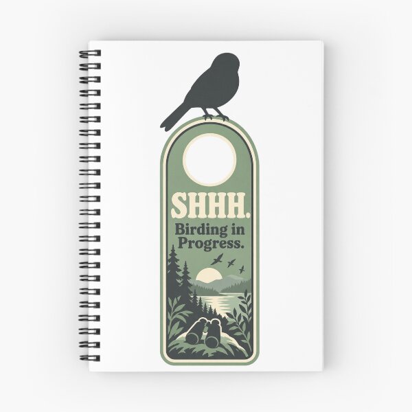 Item preview, Shhh Birding in Progress Do Not Disturb Birder Gift designed and sold by ys96.