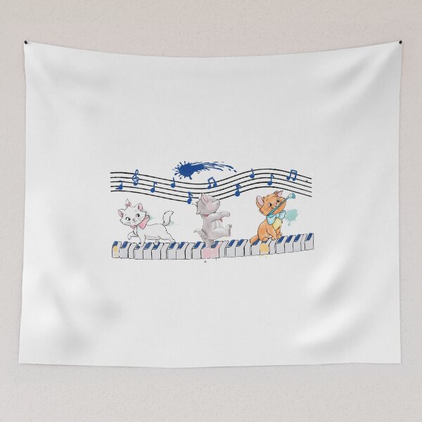 Item preview, Cute Cats Dancing on Piano Music Notes  designed and sold by Slomski90.