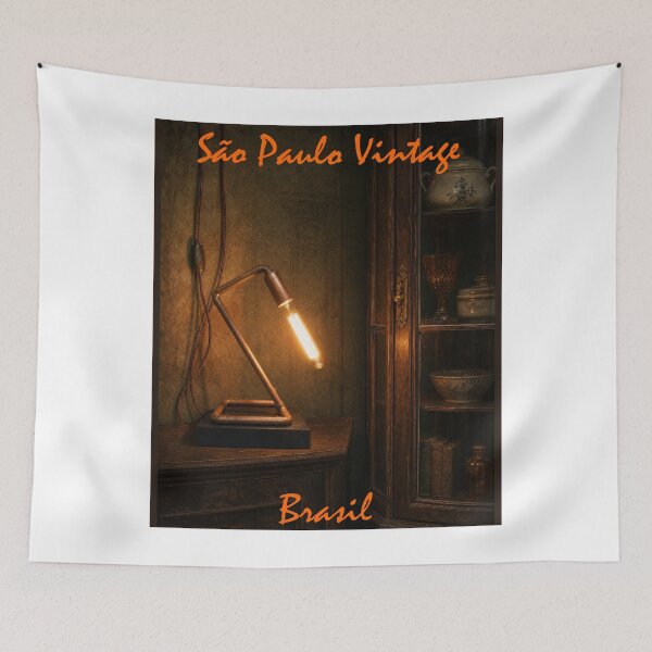 Item preview, Vintage Copper Lamp and Antique China Cabinet designed and sold by Sampa In Focus.