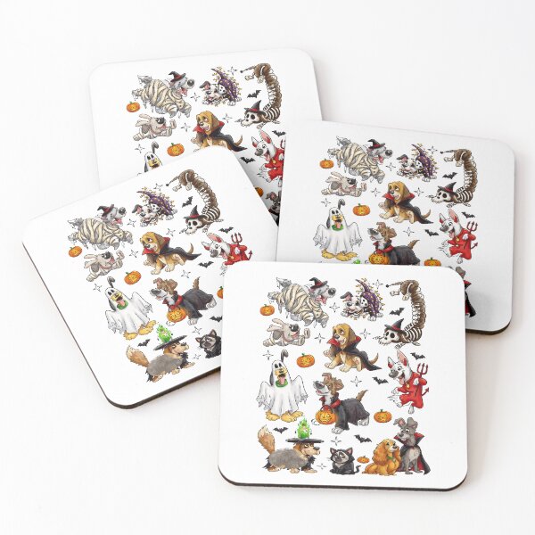 Item preview, Cute Halloween Dogs Party Design designed and sold by anamartineze.