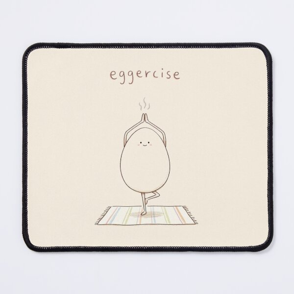 Item preview, Eggcercise Cute Funny Egg Workout Fitness Pun designed and sold by Eathusiast.