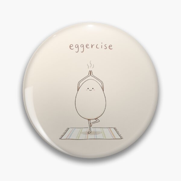 Item preview, Eggcercise Cute Funny Egg Workout Fitness Pun designed and sold by Eathusiast.