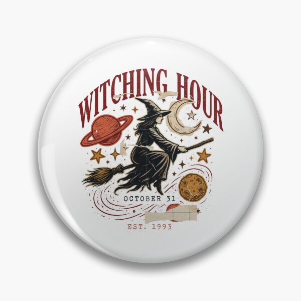 Item preview,  Witching Hour Cosmic Witch T-Shirt | Halloween Space Graphic Tee v4 designed and sold by DarylWelsh2024.