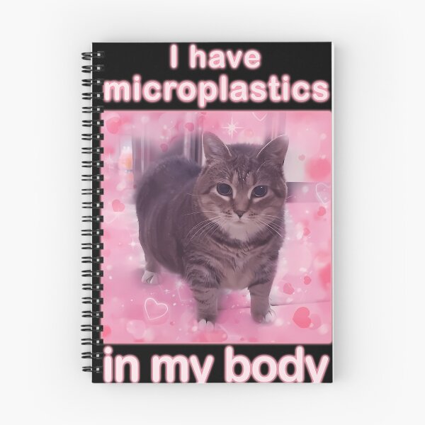 Item preview, Microplastics In Body Cat Meme  designed and sold by arregikrstsd.