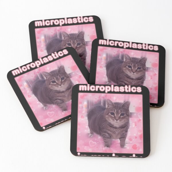 Item preview, Microplastics In Body Cat Meme  designed and sold by arregikrstsd.