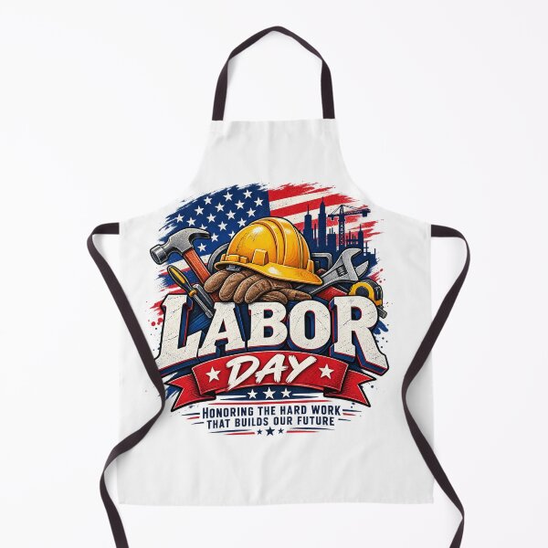 Item preview, Vintage Labor Day Hard Work American Worker Patriotic designed and sold by CreativeNest Prints.