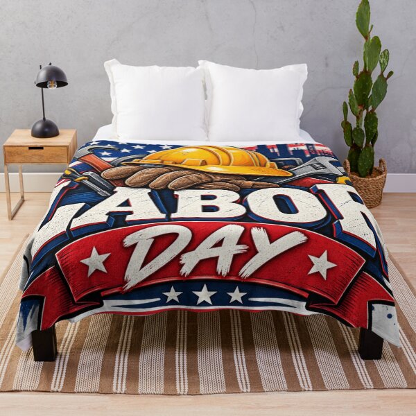 Item preview, Vintage Labor Day Hard Work American Worker Patriotic designed and sold by CreativeNest Prints.