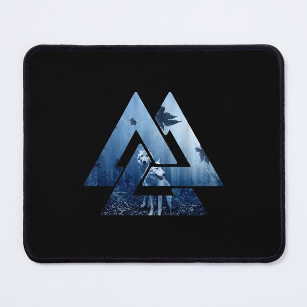 Item preview, Wolf Valknut Forest Mystical Symbol Design designed and sold by macvwsawada.