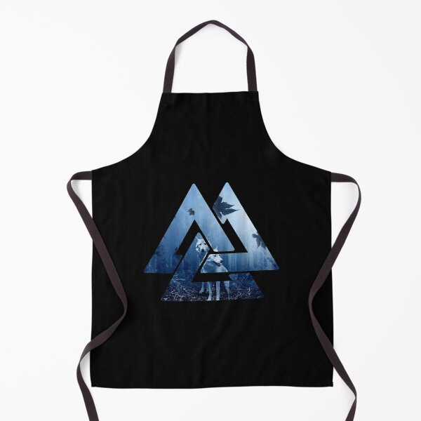 Item preview, Wolf Valknut Forest Mystical Symbol Design designed and sold by macvwsawada.