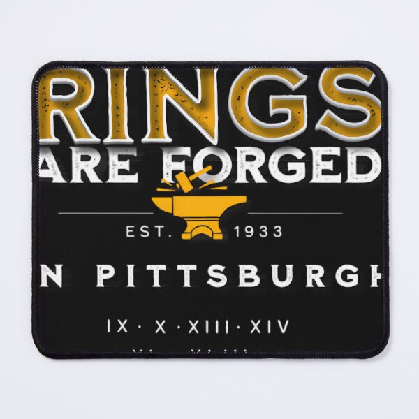 Item preview, Rings Are Forged In Pittsburghs designed and sold by davonsstickers.