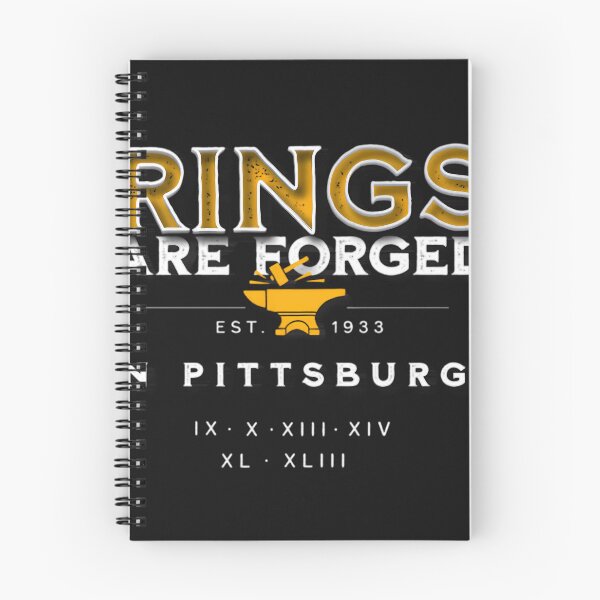 Item preview, Rings Are Forged In Pittsburghs designed and sold by davonsstickers.