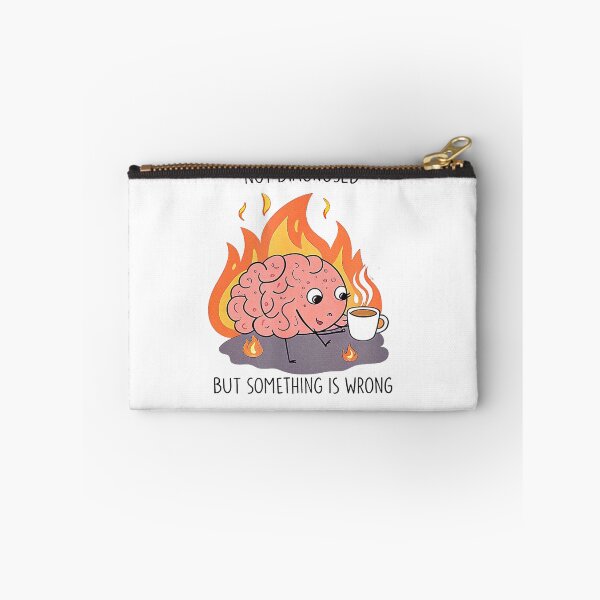 Item preview, Not Diagnosed But Something Is Wrong Mental Health Humor Art T-Shirt designed and sold by BlaqboyDesigns.
