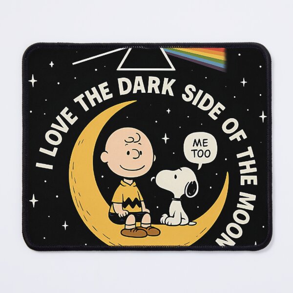 Item preview, Charlie Brown And Snoopy Love Pink Floyd designed and sold by Triskelion-shop.