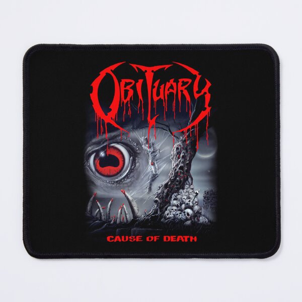 Item preview, Obituary Cause Of Death Death Metal Horror Dark designed and sold by Shamy-v8.
