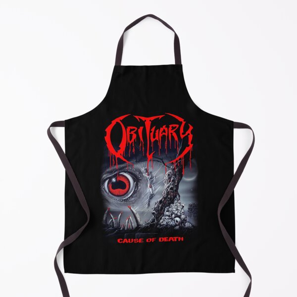 Item preview, Obituary Cause Of Death Death Metal Horror Dark designed and sold by Shamy-v8.