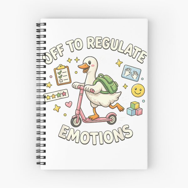 Item preview, Off to Regulate Emotions Funny Goose ABA Therapy Therapist T-Shirt designed and sold by TheMAQ.