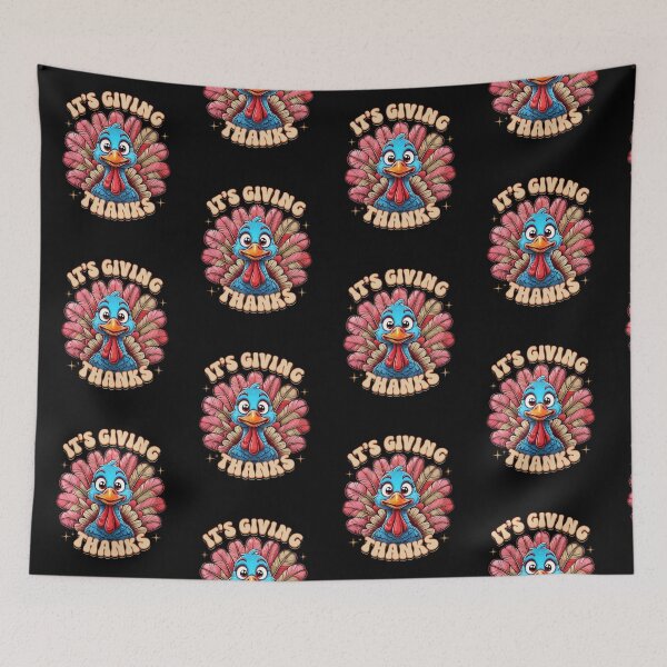 Item preview, It's Giving Thanks Cute Turkey Thanksgiving designed and sold by FestivityFinds.