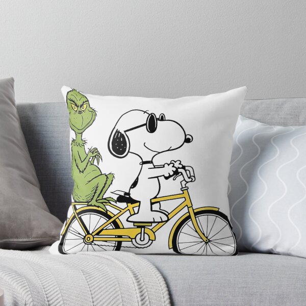 Item preview, Snoopy Riding Bike With The Grinch designed and sold by Triskelion-shop.