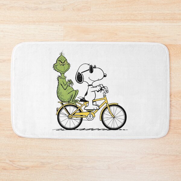 Item preview, Snoopy Riding Bike With The Grinch designed and sold by Triskelion-shop.