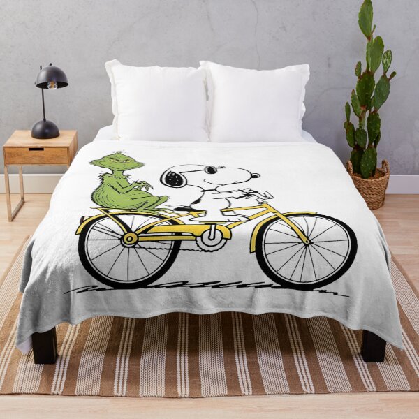 Item preview, Snoopy Riding Bike With The Grinch designed and sold by Triskelion-shop.
