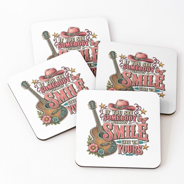 Item preview, If You See Somebody Without A Smile Give ’Em Yours Quote designed and sold by Glow-Paw-Studio.