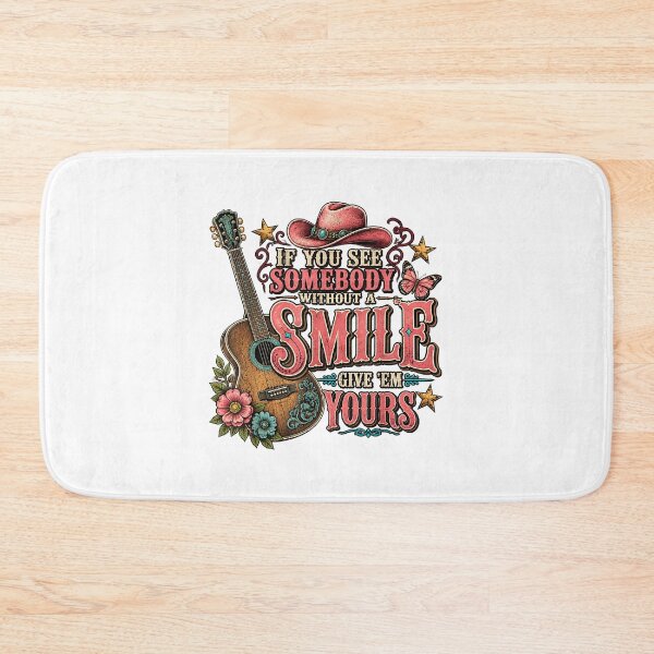 Item preview, If You See Somebody Without A Smile Give ’Em Yours Quote designed and sold by Glow-Paw-Studio.