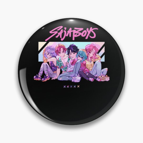 Item preview, Anime Style Boy Group Pastel Colors Cursive designed and sold by Glaeshur.