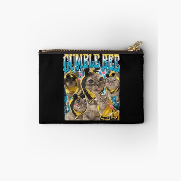 Item preview, Cat In Bee Outfit Collage Blue Lightning Flash designed and sold by Glaeshur.